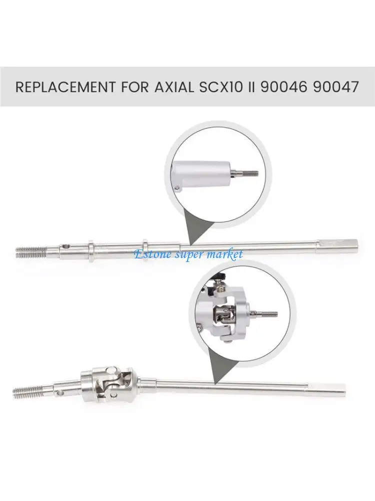 

090B Metal Front Rear Drive Shaft for 1/10 Axial SCX10 II Rc Car Crawler Spare Parts