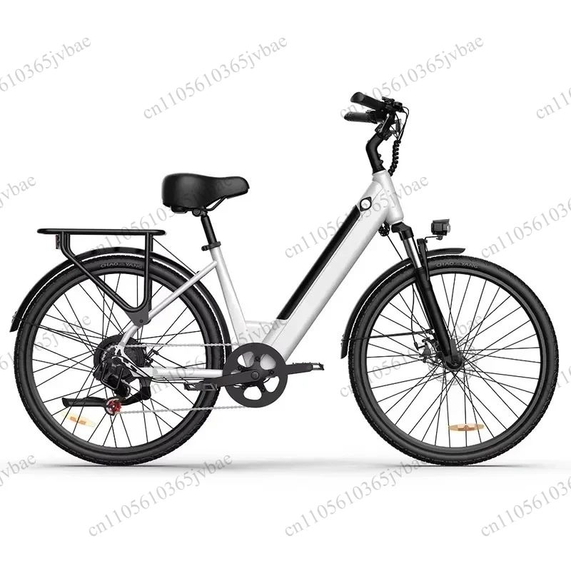 Seven-speed Lithium-ion Power-assisted Transportation Bicycle, Step-by-step Design, Long-range Urban Commuter Vehicle