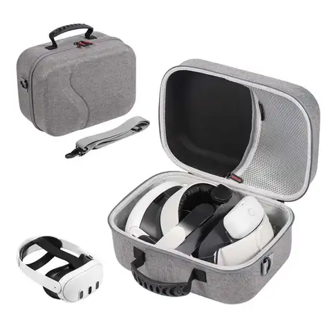 BOBO VR S3 Pro 용 VR 보관 가방 여행용 운반 케이스 헤드셋 컨트롤러 BOBO VR S3 Pro 용 EVA 하드 휴대용 보호 상자