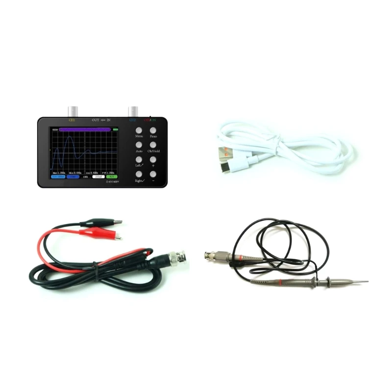 Two Independent Channels Digital Oscilloscope Compatible for Comprehensive Analysis Electronic Repair Engineers