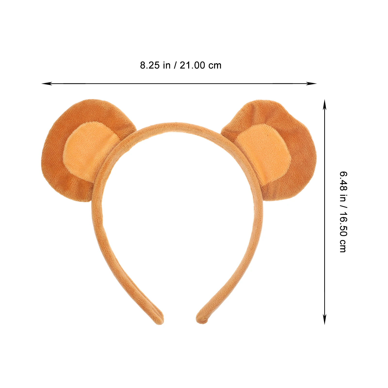 

Monkey Ears Brown Plastic Party Cosplay Accessories Girls Halloween Costume Props Party Cosplay Animal Ear Hairband Hair nament