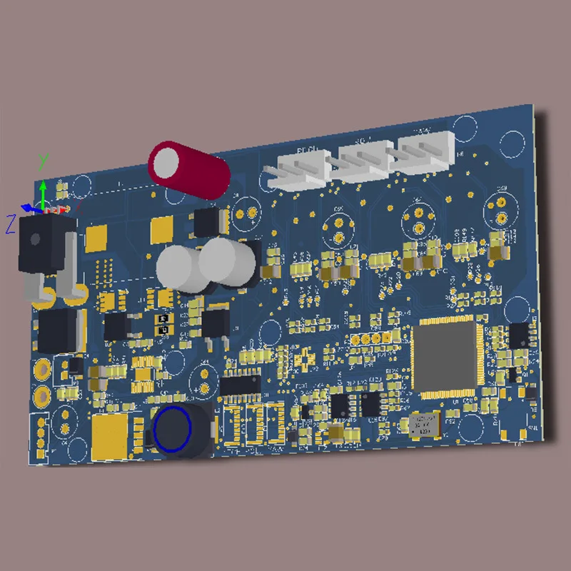 Proportional Valve Flowmeter Control Motherboard Design Custom Assembly