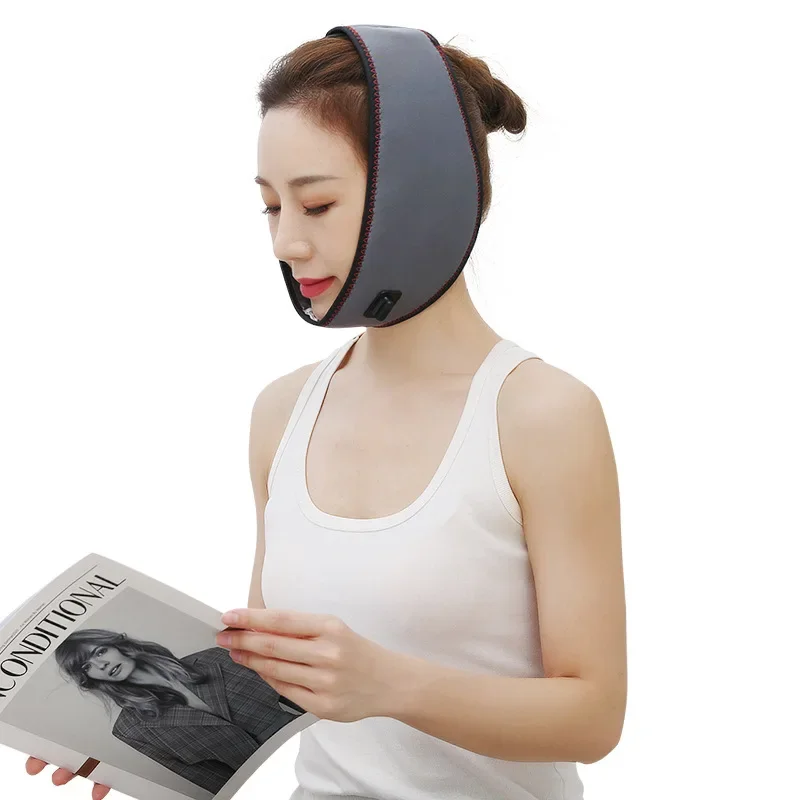 

Carbon fiber electric heating headguard with moxibustion physiotherapy, hot compress on the back of the head to keep