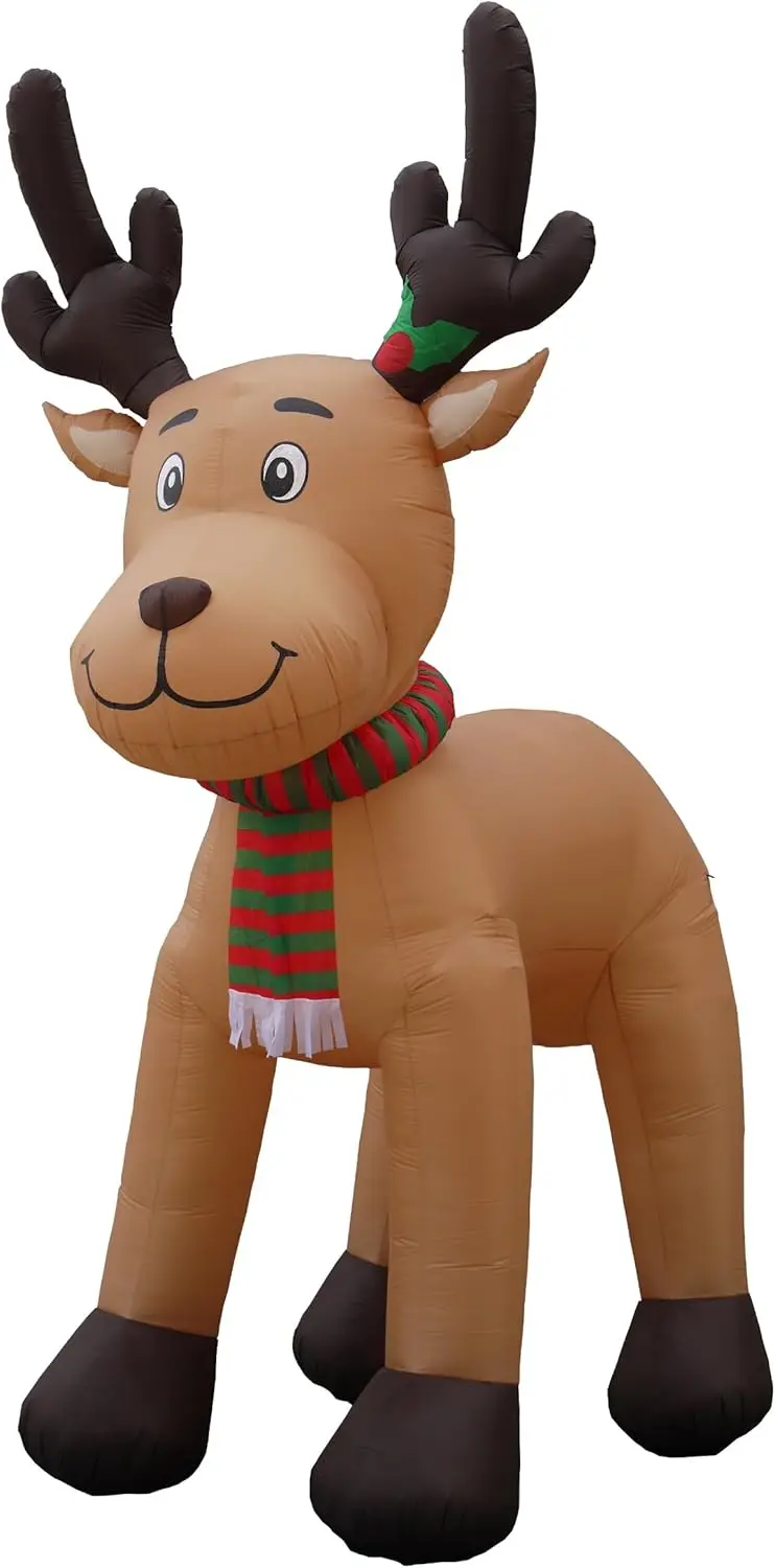 Jumbo 15 Foot Christmas Inflatable Reindeer Decoration