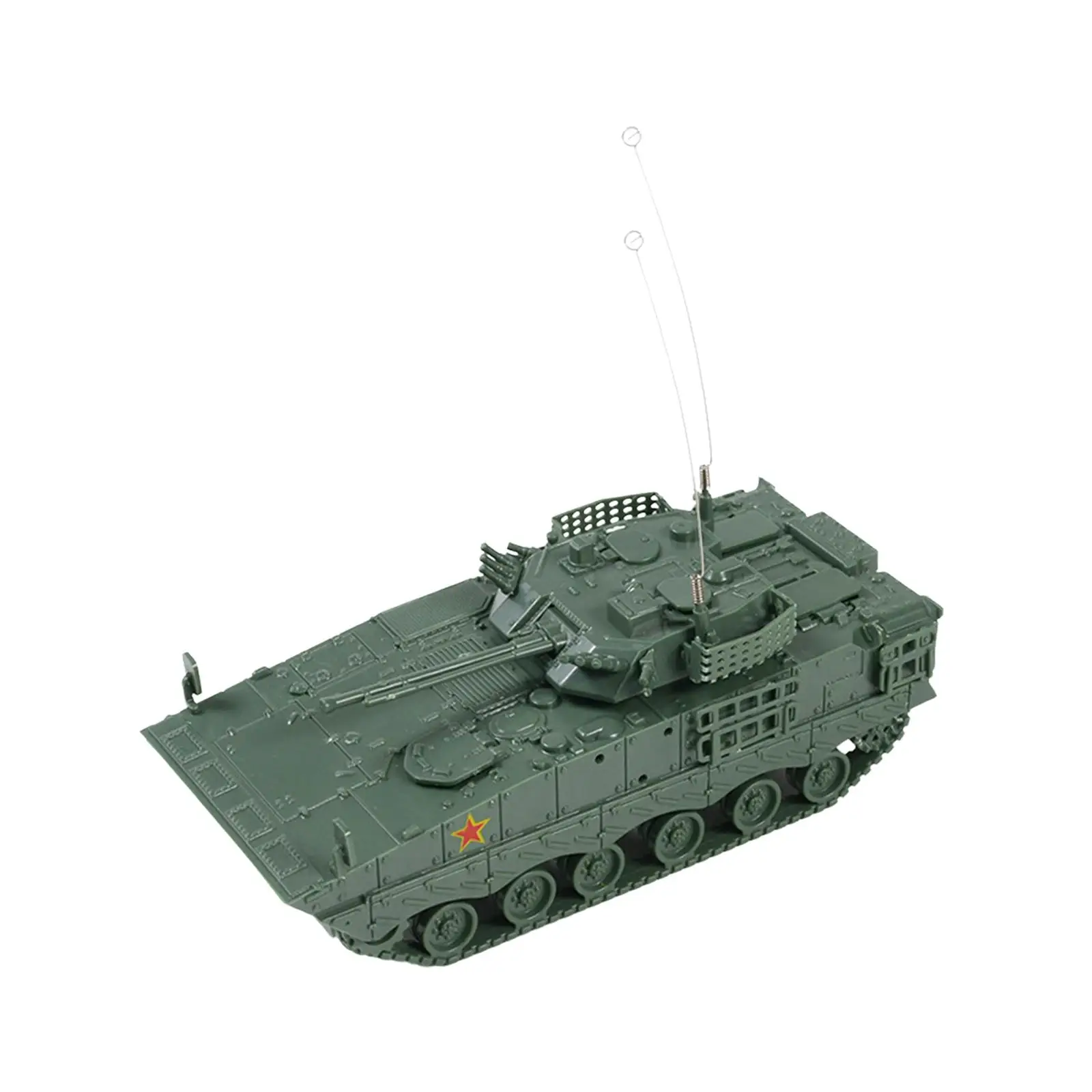 1/72 4D Tank Model Chariot Model for Tabletop Decor 04A Chariot green
