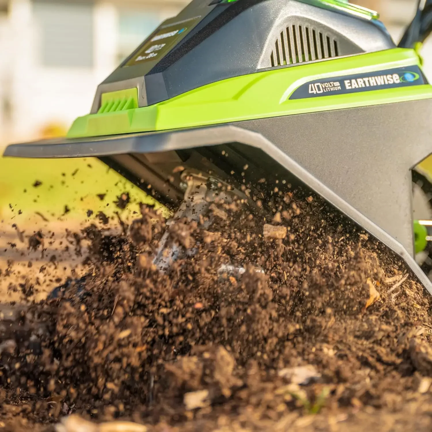 Power Tools by ALM TC70040EW 11-Inch 40-Volt Lithium-Ion Cordless Electric Tiller/Cultivator, 4Ah Battery & Charger In