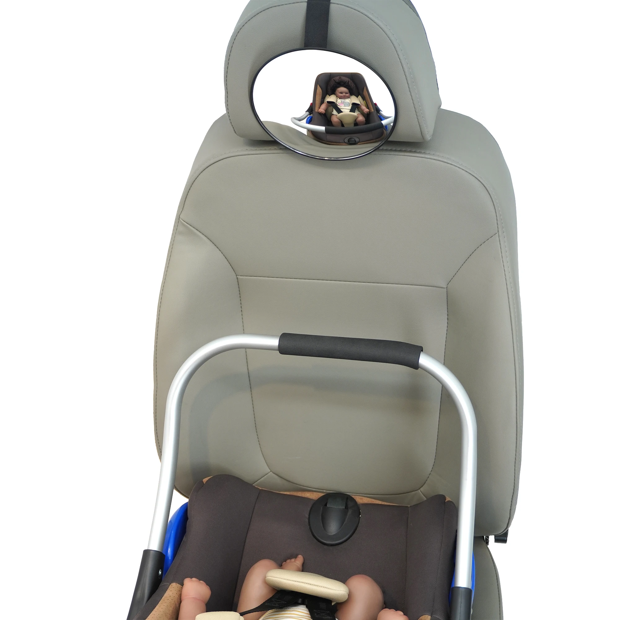 กระจกมองหลังในรถยนต์แบบกันแตก 1 ชิ้น, กระจกมองหลังในรถยนต์, สำหรับดูเด็กทารกที่นั่งด้านหลัง, กล้องวงจรปิดสำหรับดูแลเด็กทารก, กล้องวงจรปิดทรงกลมสำหรับดูเด็กในรถยนต์