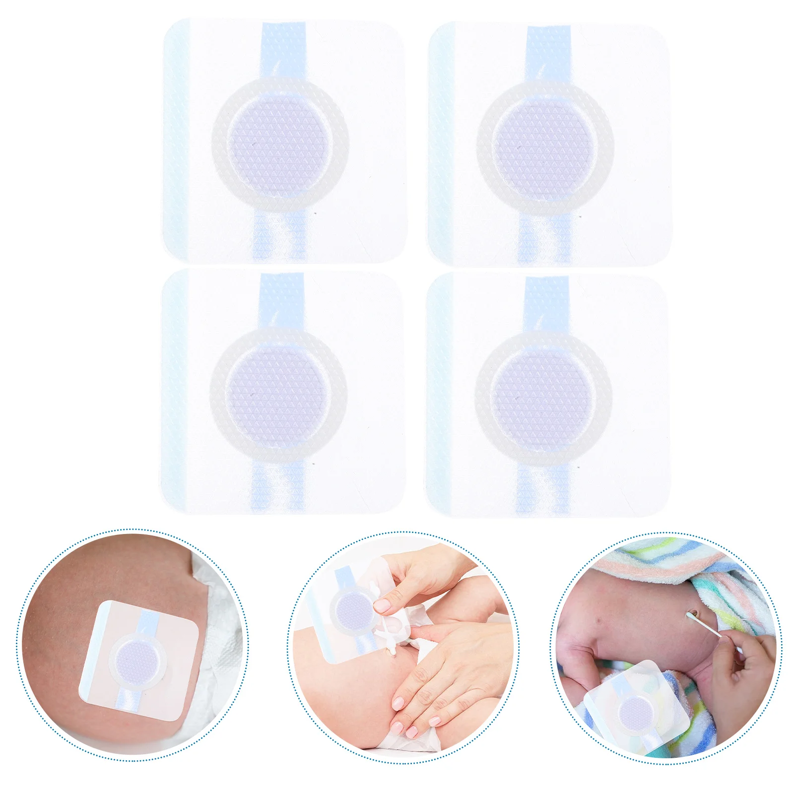 

5pcs Hernia Patch Navel Support Newborn Belly Button Adhesive Infant Tummy Healing Cotton Cover Protruding Navel Pediatric