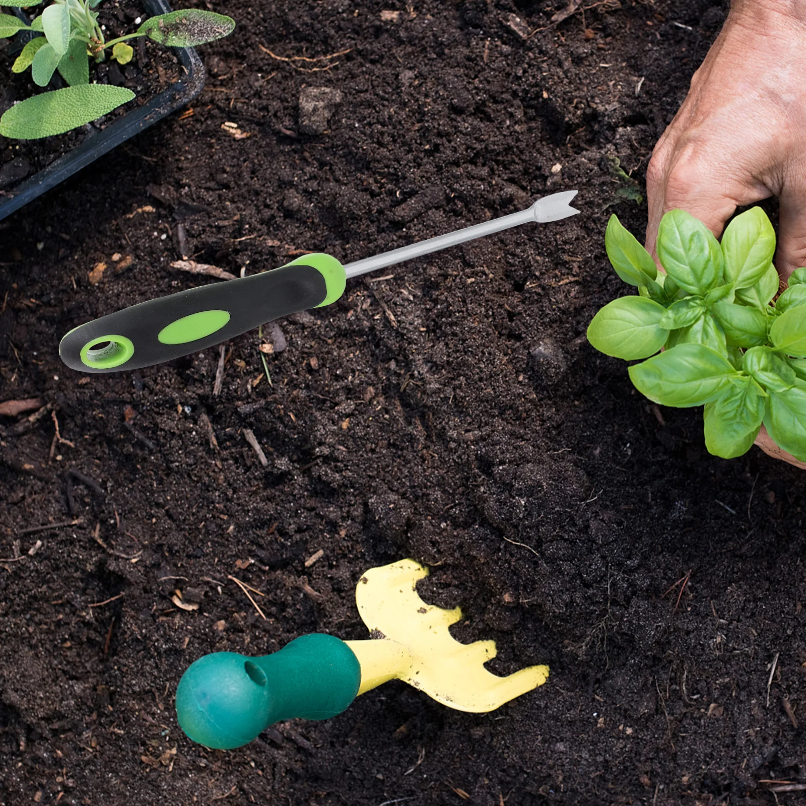 

Прополка трещин из нержавеющей стали, пластик H, ручной инструмент для удаления травы, сад, ферма, парк, двор, зубчатый прополка, нож для садоводства