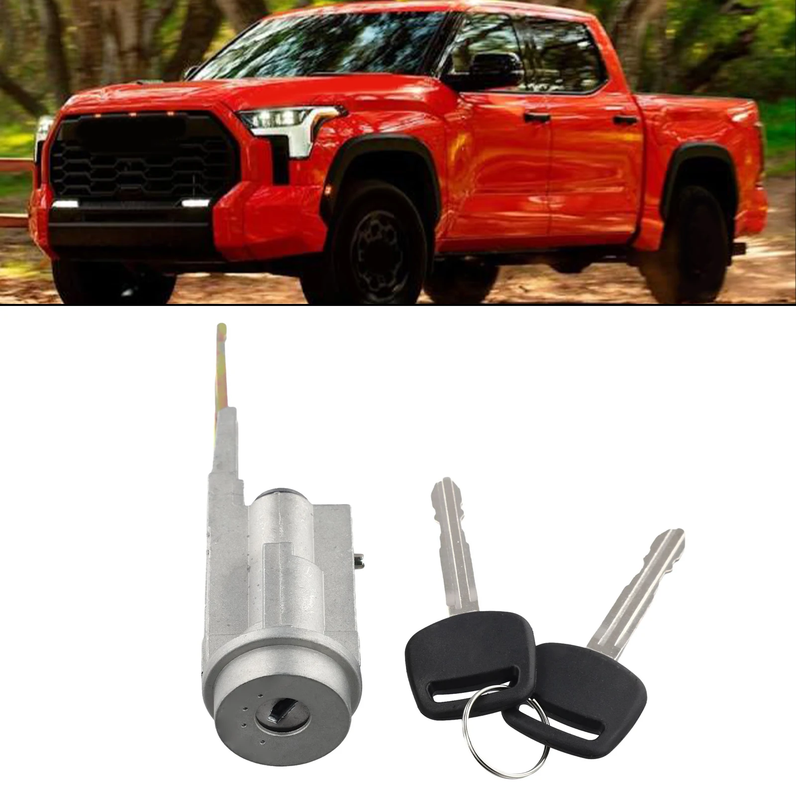 

Ignition Lock Cylinder 6905734030 with 2 Keys for Toyota For Tundra 2000 2006 Replacement Ignition Switch with OE Compatibility