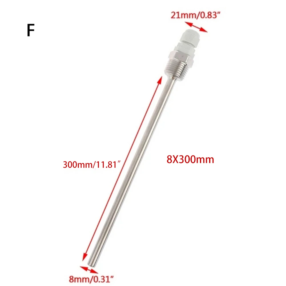 Imagem -05 - Roscas Therowell de para Sensores de Temperatura 50500 mm Npt Ajustes Diâmetro mm 1pc Aço Inoxidável