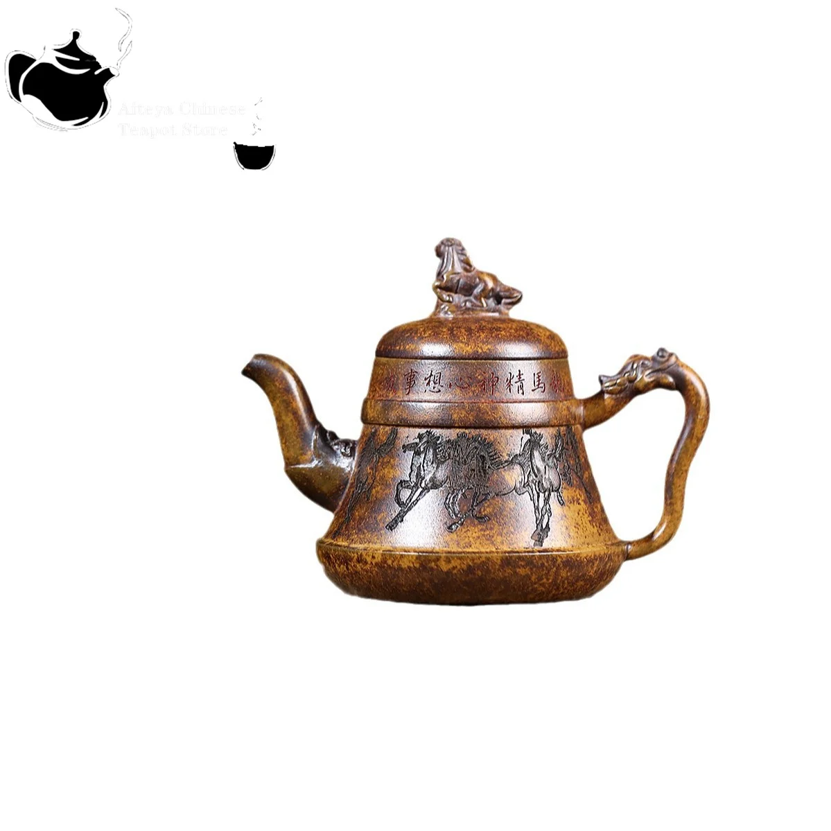 Yixing paarse klei theepot, origineel erts, drakenbot, goudzand, drakenbel theepot, Kung Fu theeservies, Chinese theepot