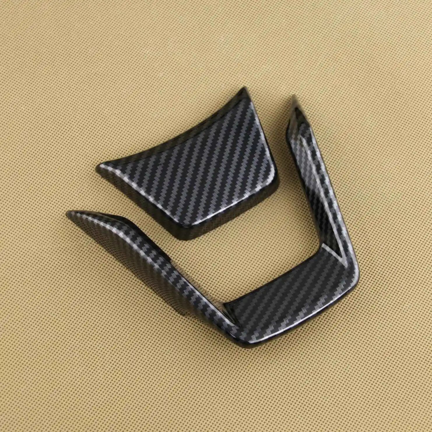 Highly Recommended ABS Carbon Fiber Steering Wheel Switch Trims Cover For Subaru Forester Crosstrek XV 2018-2020