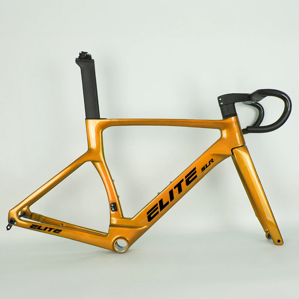 47/49/52/54/56/58CM Fully Hidden Full Carbon Disc Brake R58 Road Bike Frameset Lightweight Thru Axle BBT47 700*32C Bicycle Frame