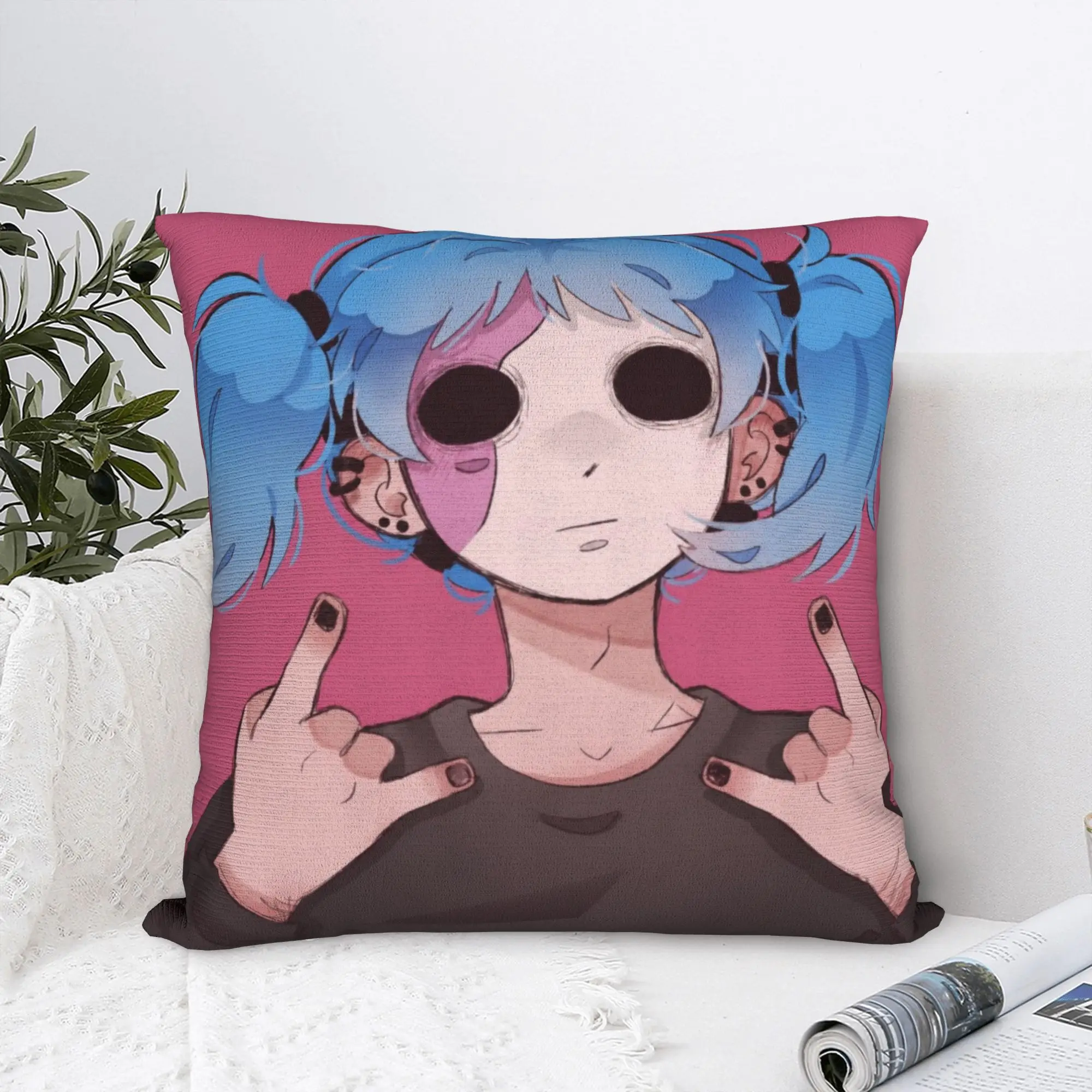 Bed Decor  Sally Face Sal Fisher Indie Pillowcase Merch  Pillow Covers Zipper Multi-Size