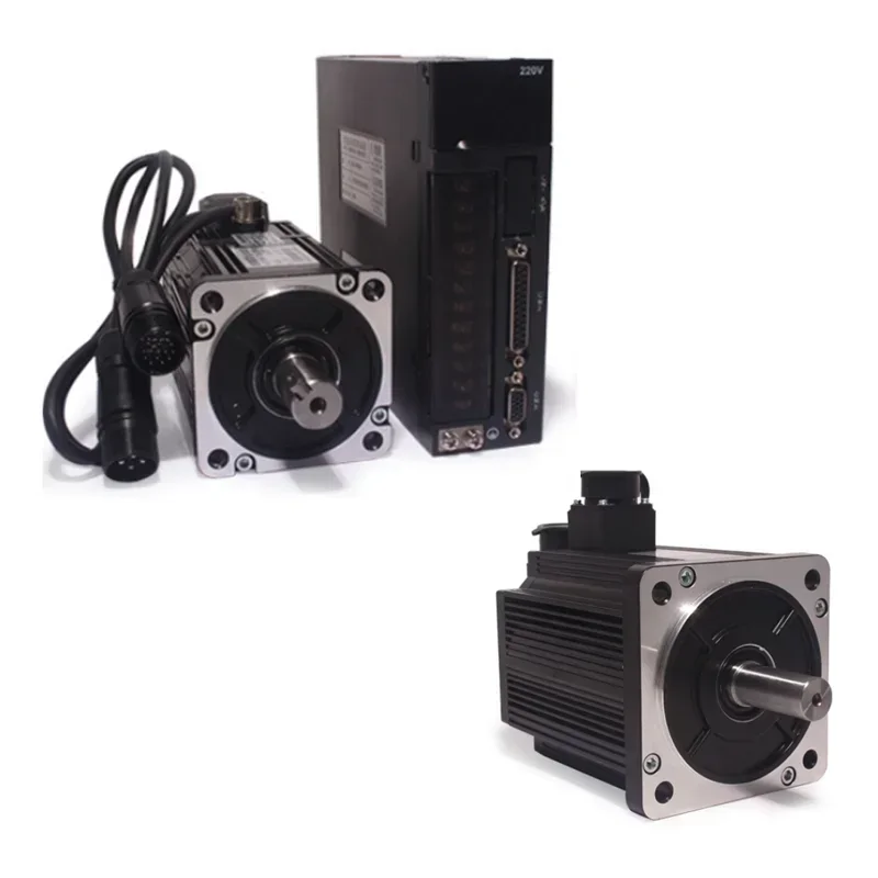 

80ST-M02430 0.75KW 220V 3A 3000RPM 2.39N.M CNC Parts servo motor with driver kit for mask machine