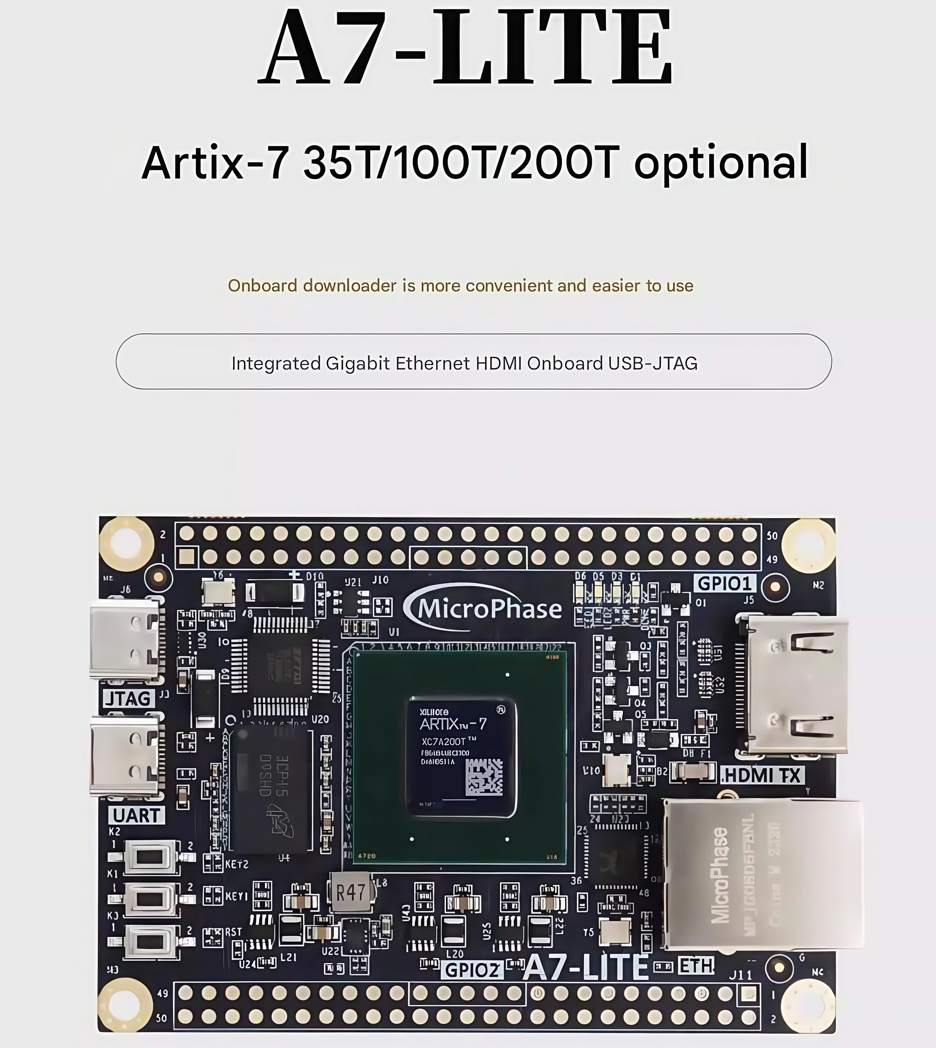 

XC7A35T 100T 200T A7-Lite FPGA Development Board