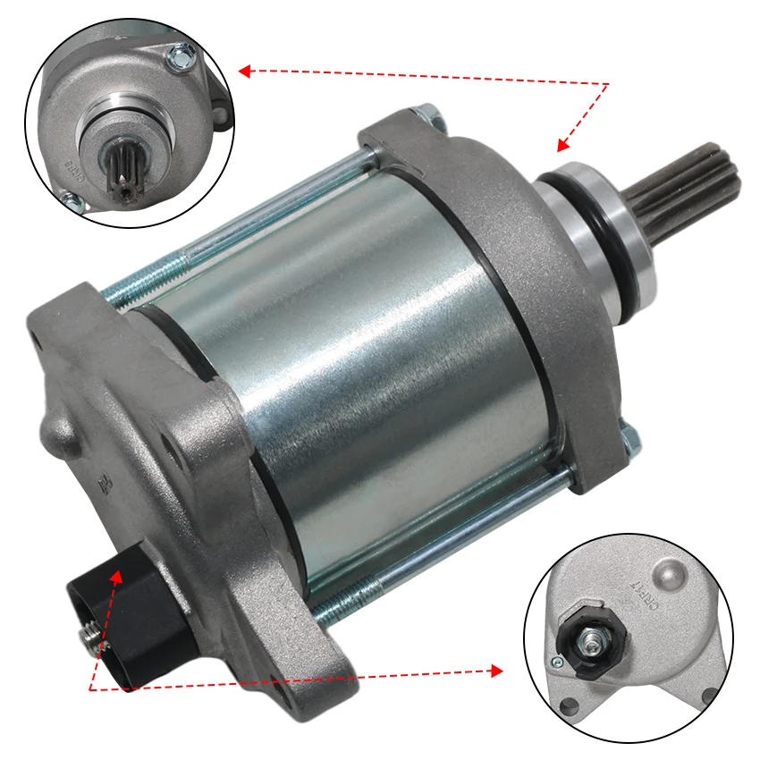 

12v Motorcycle Starter Motor Starting For Honda TRX250TM TRX250TE FourTrax 250 ES TRX250TM TRX250TE Recon 250 ES 31200-HM8-B61