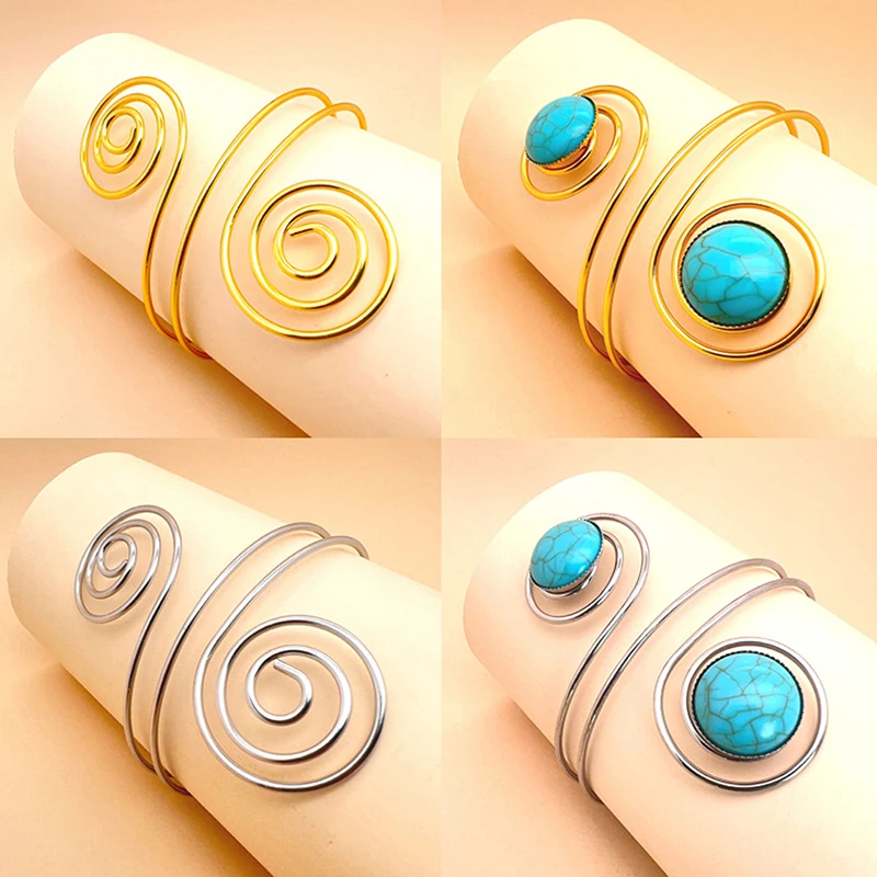 .Bohemian Egypt Bar Curve Geo Open Upper Arm Cuff Armlet Armband Bangle Wedding Viking Bracelet Gift Fashion Jewelry Pulseiras