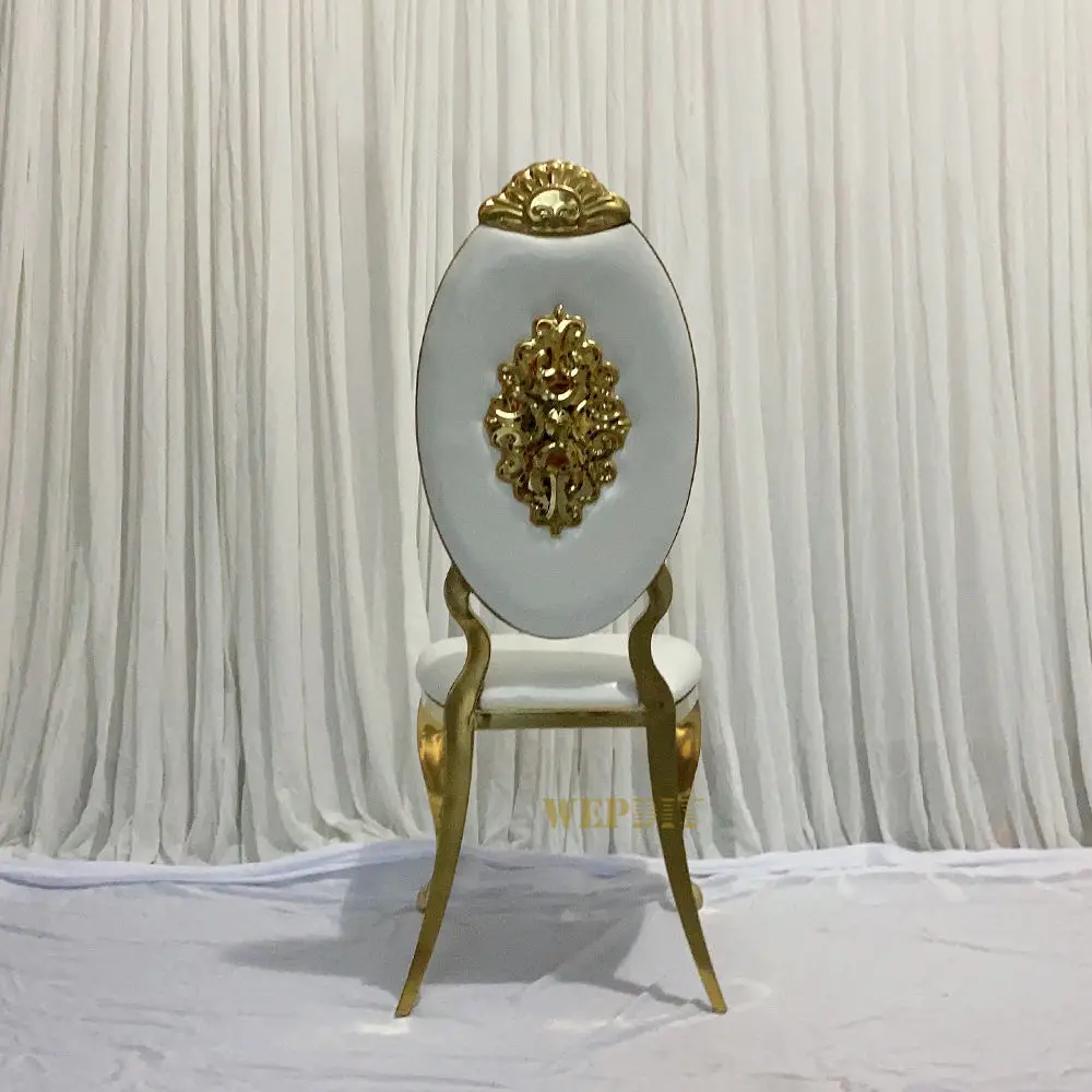 30 قطعة) f30 الفولاذ المقاوم للصدأ كرسي معدني مأدبة البيضاوي كرسي خلفي عالية الظهر زهرة لينة حقيبة الفولاذ المقاوم للصدأ الطعام كرسي