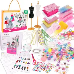 309pcs Girls Embroidery Kit DIY Handmade Arts Crafts Learning Sewing Basic Reusable Production Of 6-12 Year Old Clothing Toys