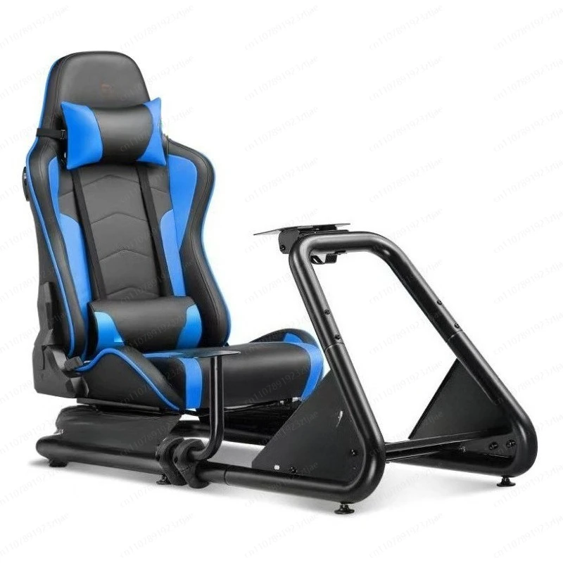 Racing Simulator Cockpit with Seat, Sim Racing Cockpit Multi-function Adjustable Gaming Wheel Stand for G2