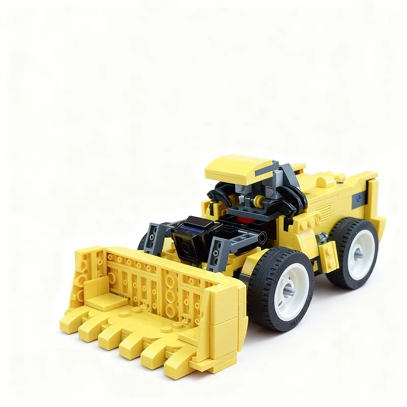 546pcs MOC Transformer Scrapper Excavator Using Icon Bumblebee Icons Model Building Blocks Christmas Gifts Construction Toy DIY