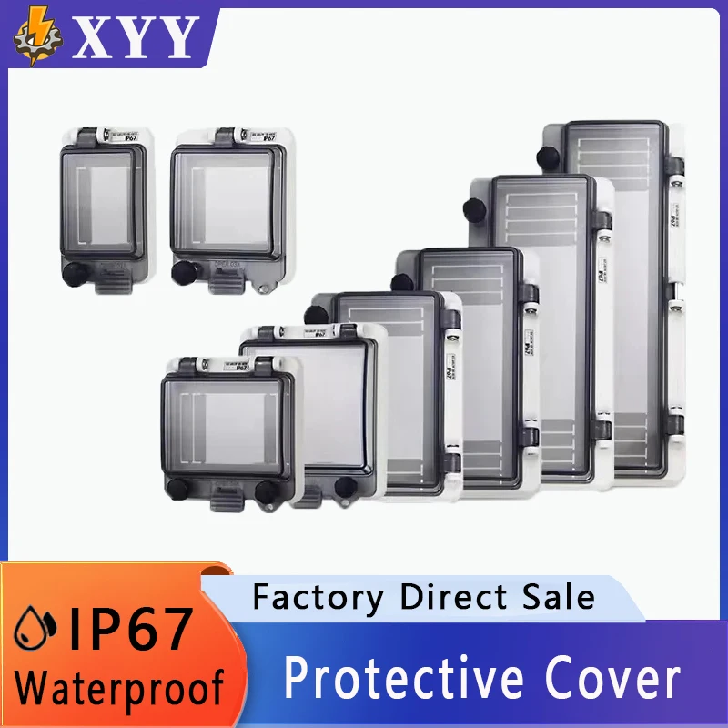 

IP67 Transparent Protective Window Cover Waterproof Box Window Switch Distribution Box Circuit Breaker Transparent Window Hood