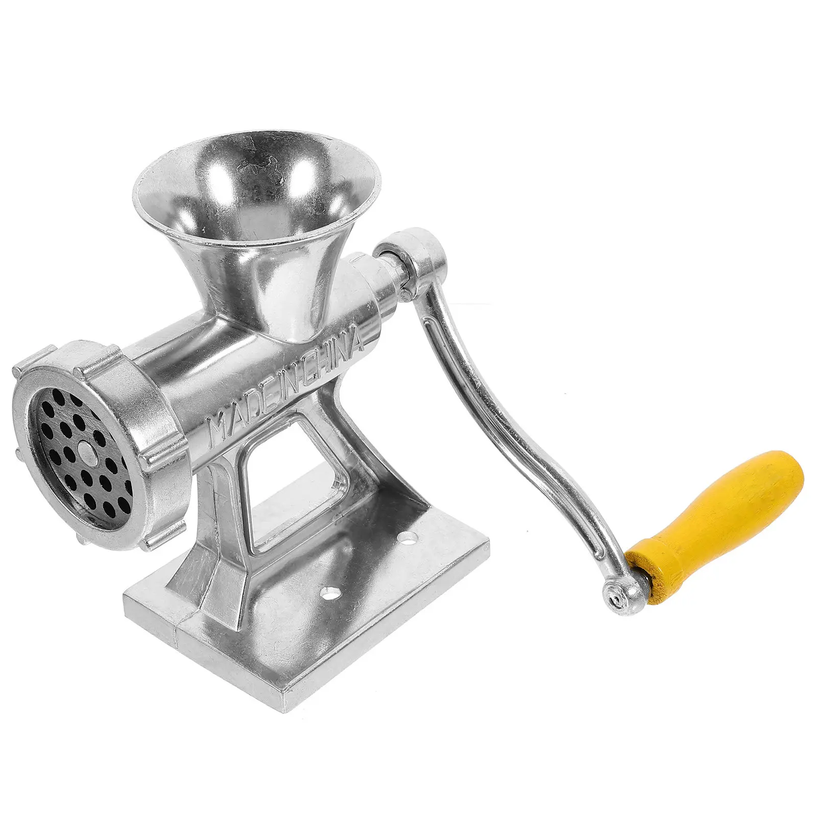 

Ручная мясорубка из прочного алюминиевого сплава, безопасная и надежная, для приготовления фарша и наполнения колбас, удобная для домашней кухни