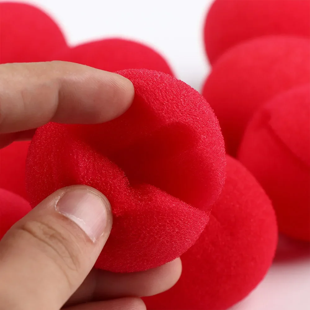 서커스 광대 코 코믹 파티 할로윈 의상, 빨간 공 폼, 빨간 할로윈, 사랑스럽고 새로운 브라, 핫 세일, 10 개