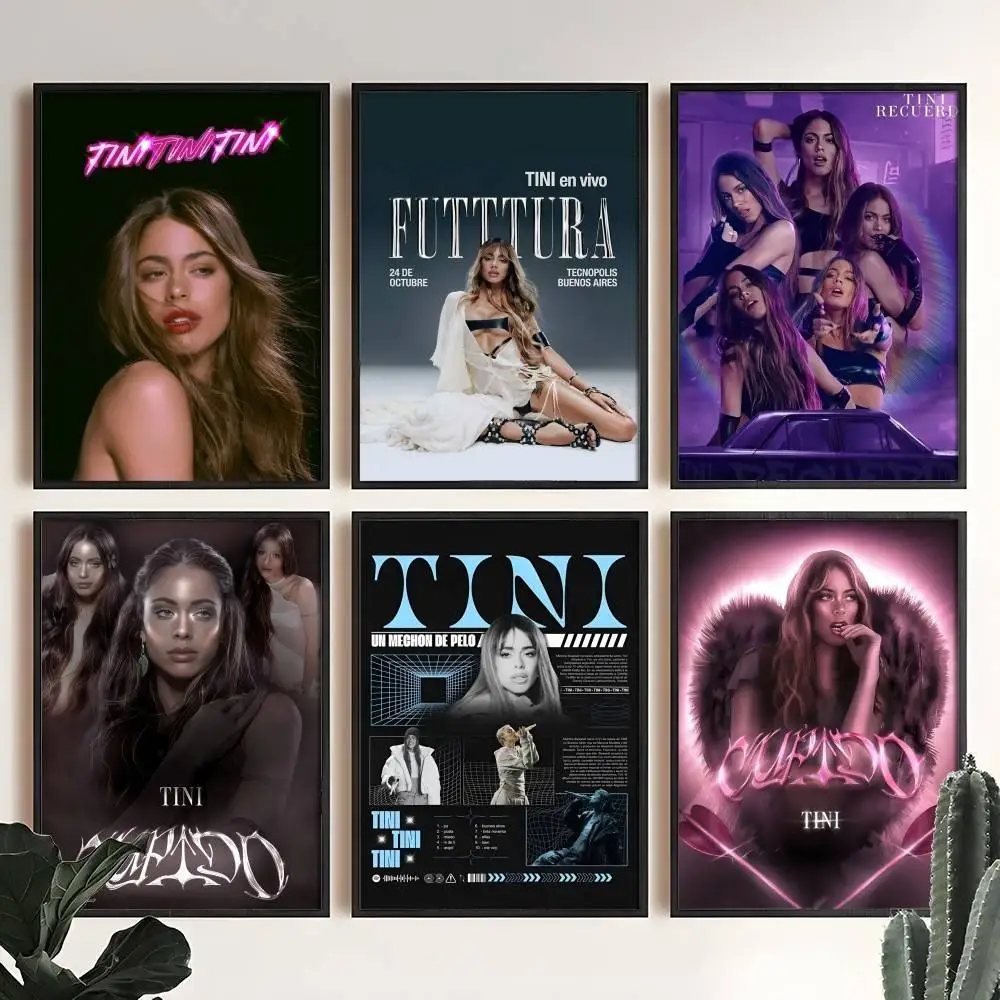 المغني M-Martina TINI StoesselS ملصق جدار الفن طباعة الفن مناسبة لغرفة المعيشة غرفة نوم بار صالون هدية تزيين المنزل #3