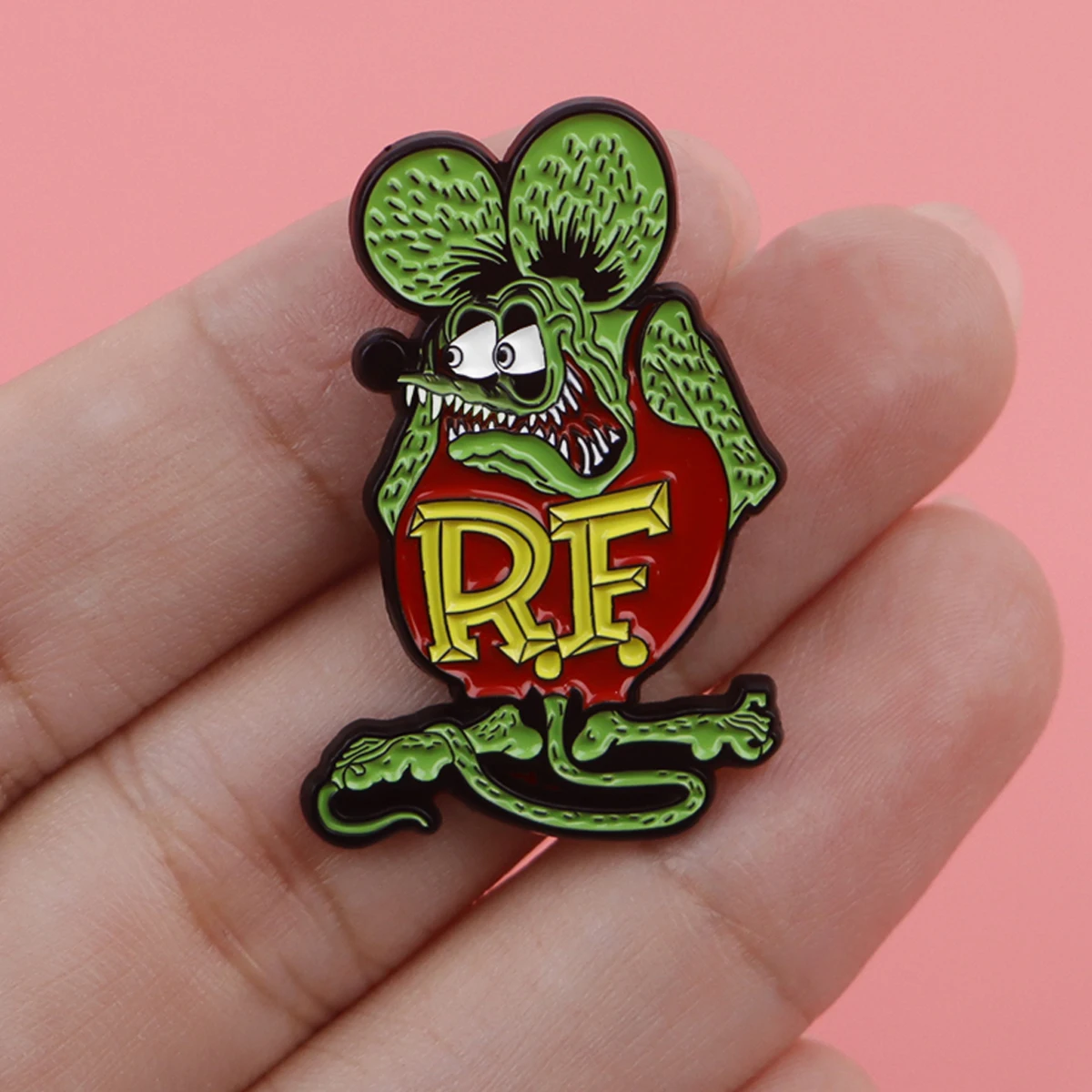Funny Mouse Enamel Pin Animal Brooch Pines Lapel Pins Badge on Backpack Clothing Accessories Creative Jewelry Friends Gifts