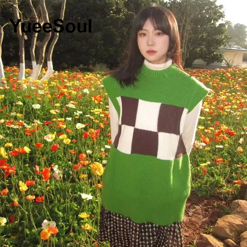 Pull Vintage Y2K pour Femme, Gilet Oupilldly, Pull Imprimé GlaPrint, Style Japonais, Automne 2023