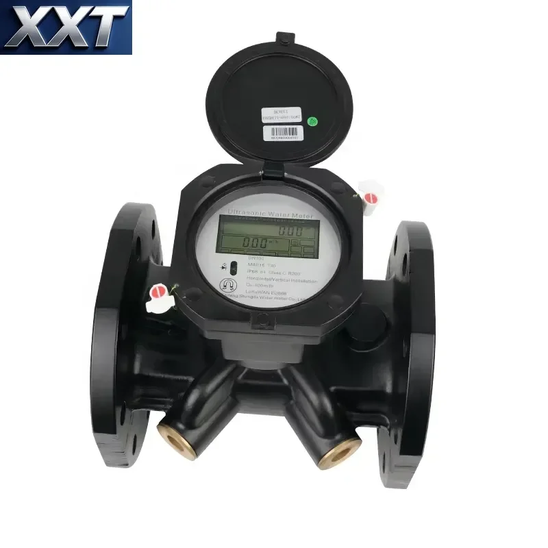 XXT Digital Sandwich Ultrasonic Water Flow Meter Dn65 Ultrasonic Flow Water Meter Inline