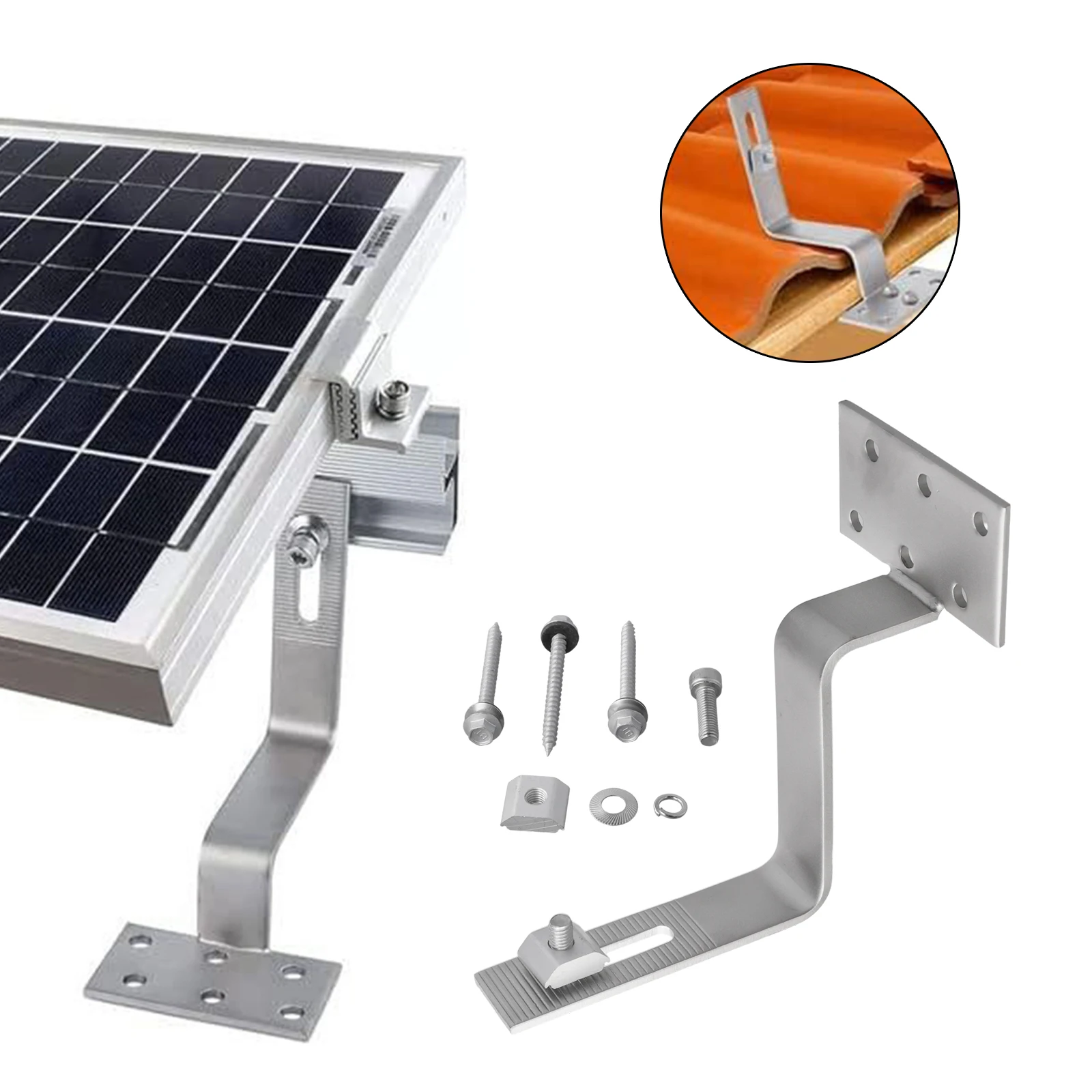 

For Solar Systems For Various Panel Models Outdoor Installation Photovoltaic Accessories For Outdoor Use Easy To Install