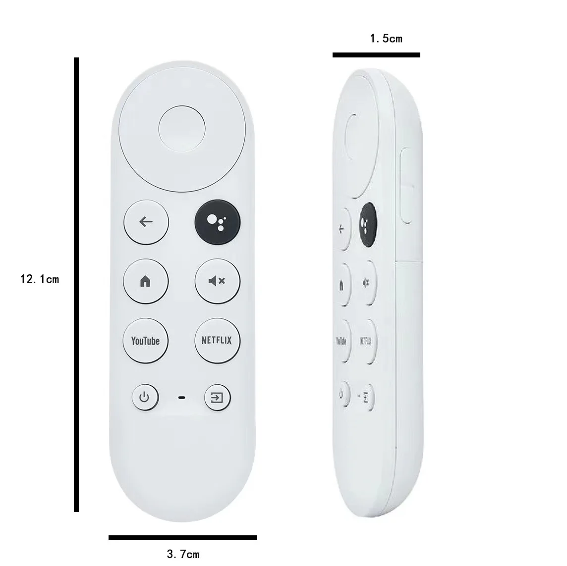 EL MEJOR POPULAR 1 Uds Control remoto por voz Bluetooth para 2020 Google TV Chromecast 4K Snow G9N9N reemplazo GA10919 GA01920