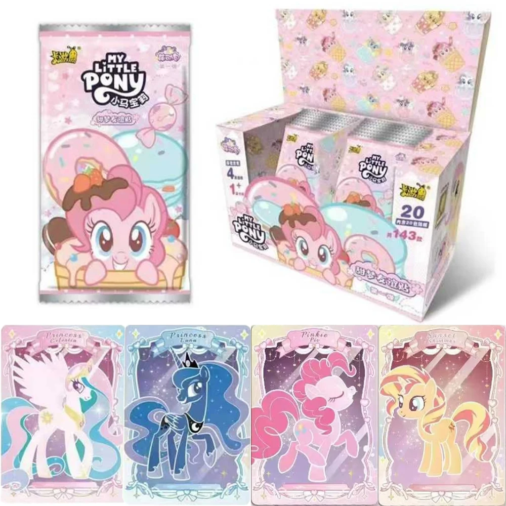 

KAYOU My Little Pony Card Sweet Dream Friendship Stickers Cute Pack Princess Card Anime game Collectible Cards Toys Gifts