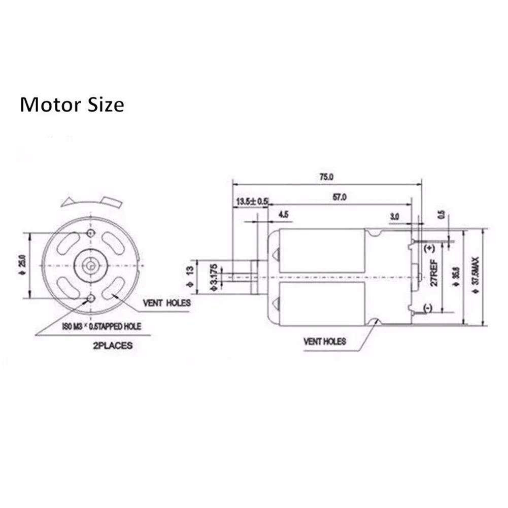 For GSR 1440-li Motor Precise Replacement Silver Spare Part Diameter 10mm Driver Screwdriver For Cordless Drill