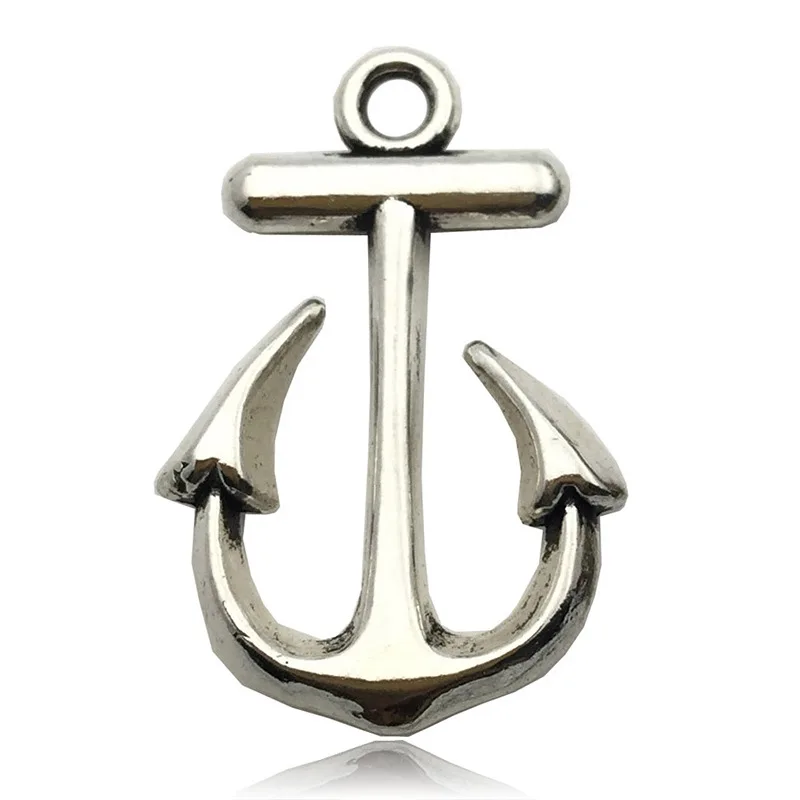 20pcs/set Random Mix Mixed Anchor Pendant Rudder Compass Charms Steampunk For Jewelry Diy Making Findings