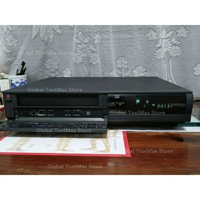Reproductor y convertidor de VHS VCR, convierte películas caseras a DVD o archivo digital a través de USB, compatible con TV, preserva videos antiguos