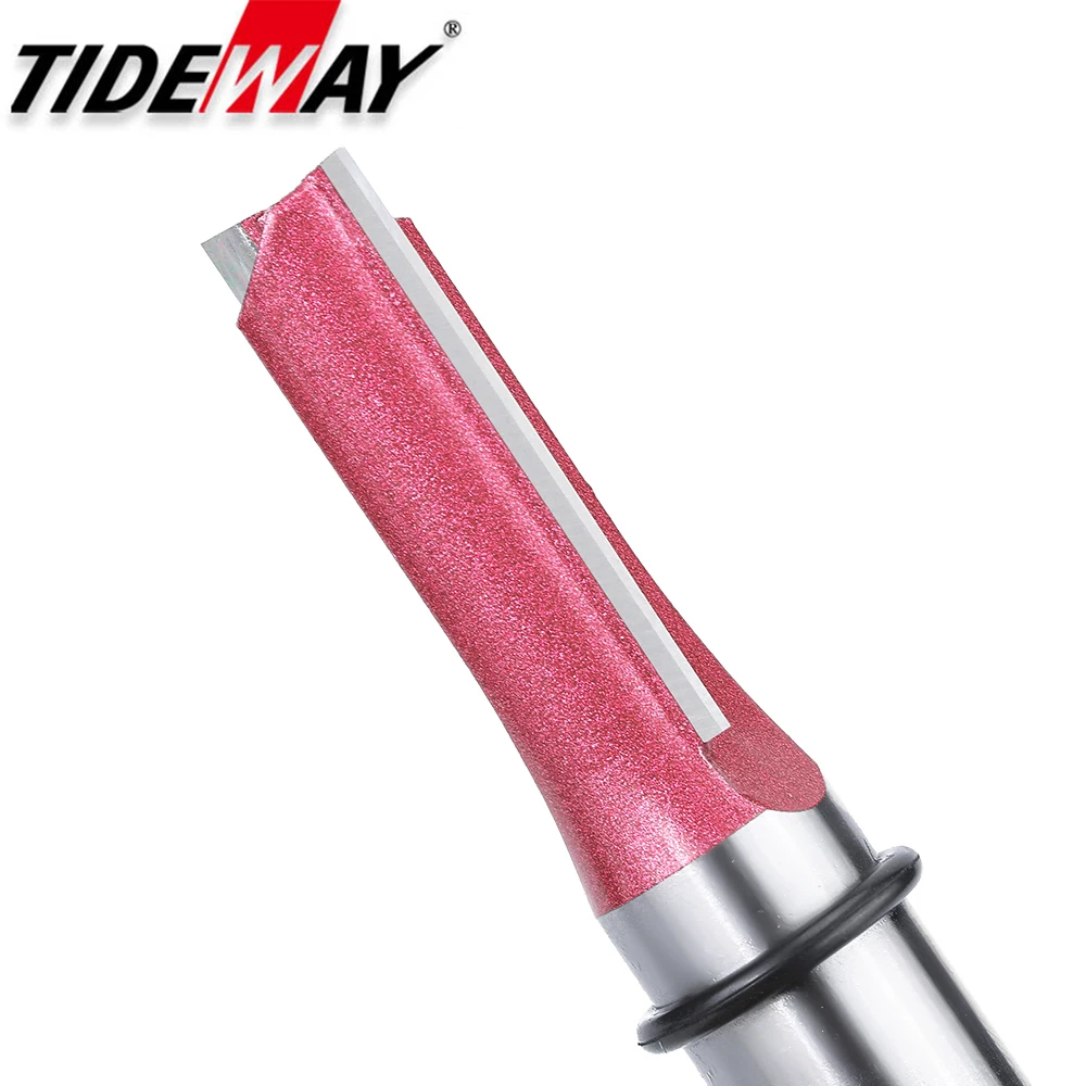 Tideway Router Bit CNC Woodworking Tools 6mm 8mm Shank Industrial Grade Straight Bits Tungsten Carbide Milling Cutters for Wood