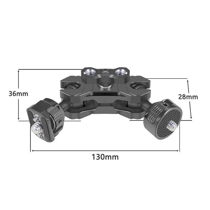 Doppelte Kugelköpfe Magic Arm 1/4'' 3/8'' Schraube für DSLR Kamera Monitor Mikrofon Video Licht Super Clamp Kamera Käfig Halterung – Detail 30