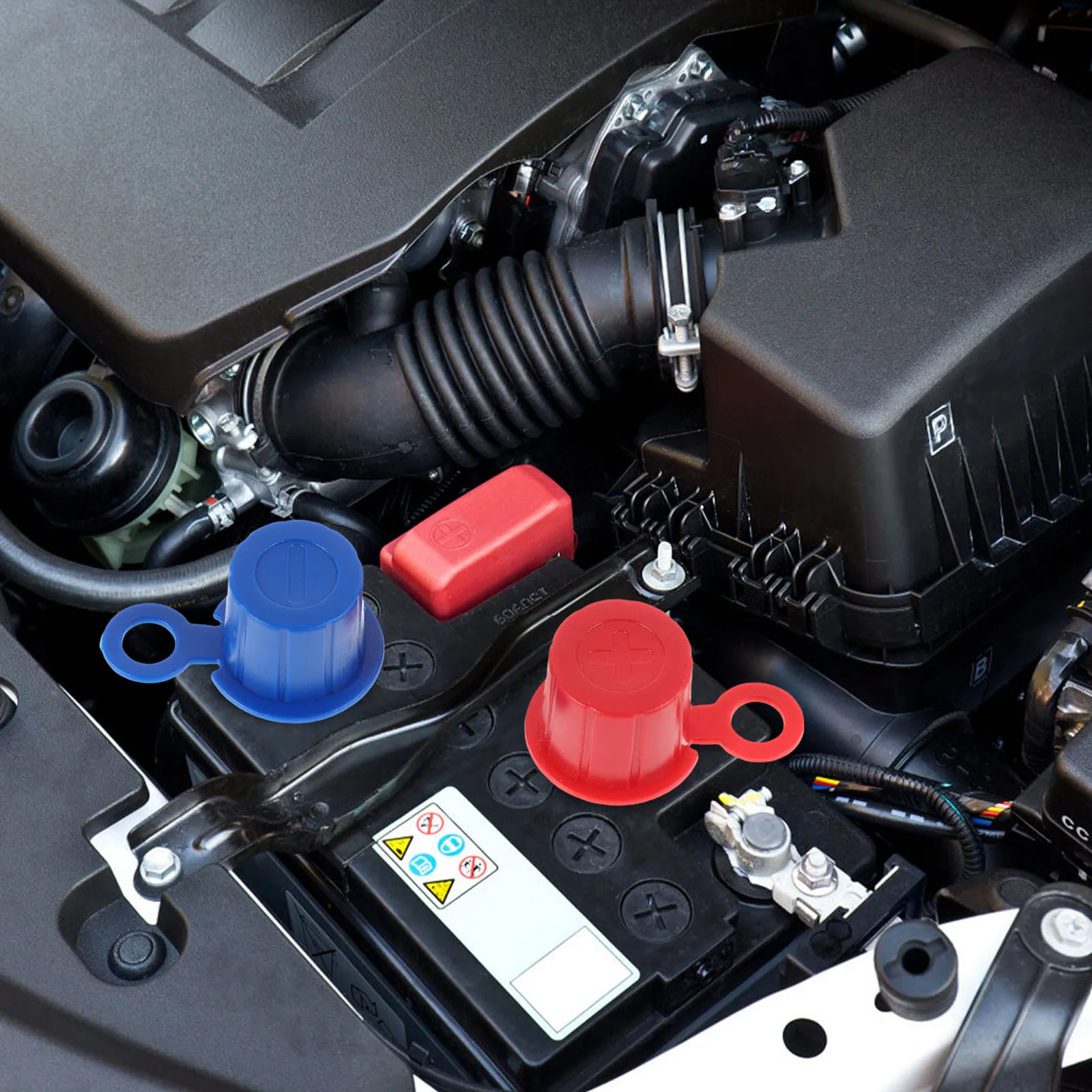 Coperture terminali per camion Rv Auto Cappucci di protezione impermeabili durevoli Isolamento per pali positivi negativi, Auto