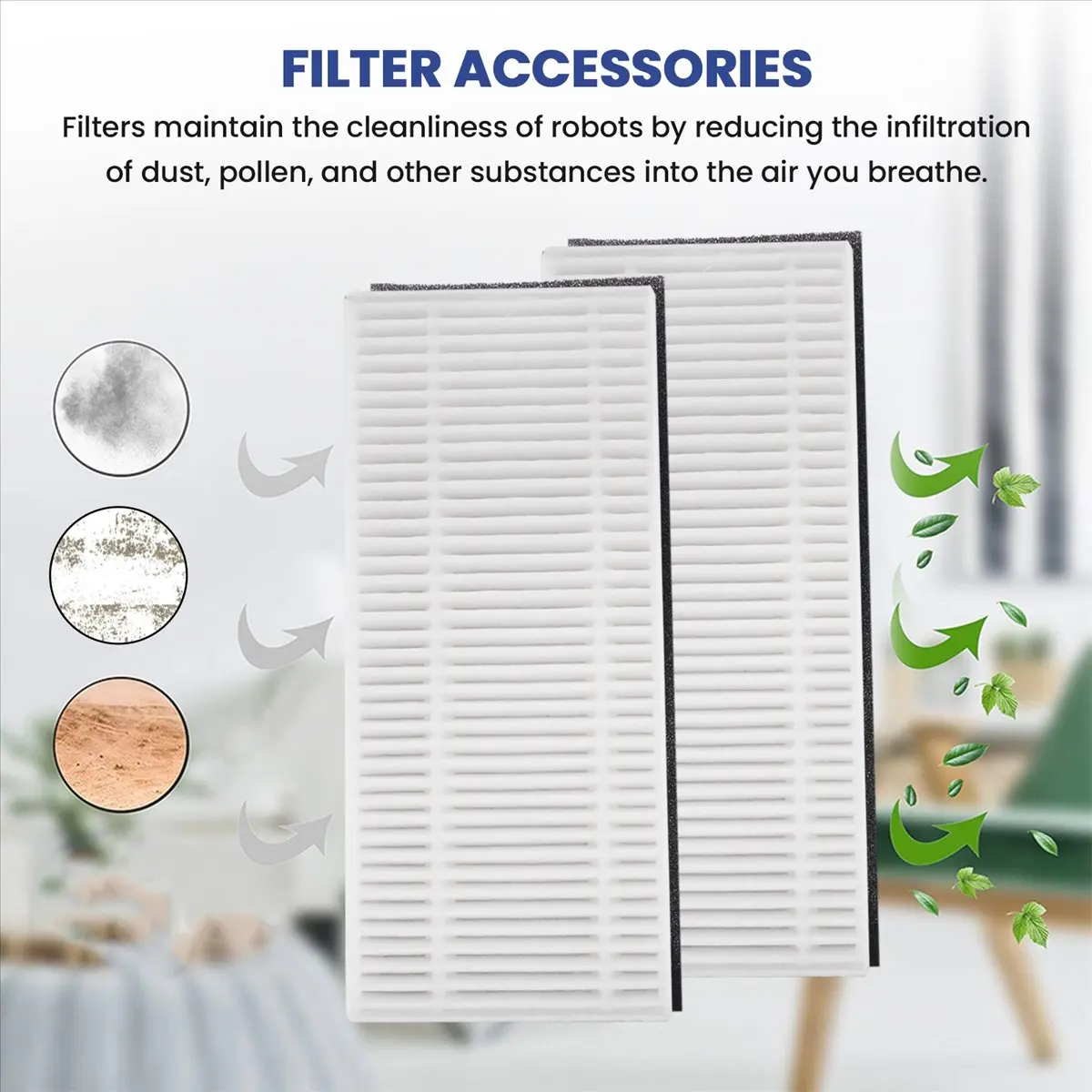 Accurate- Replacement Parts for Eufy RoboVac 11S, RoboVac 15C, 25C, 35C, RoboVac 12, RoboVac 30, RoboVac 15T Vacuum Cleaner