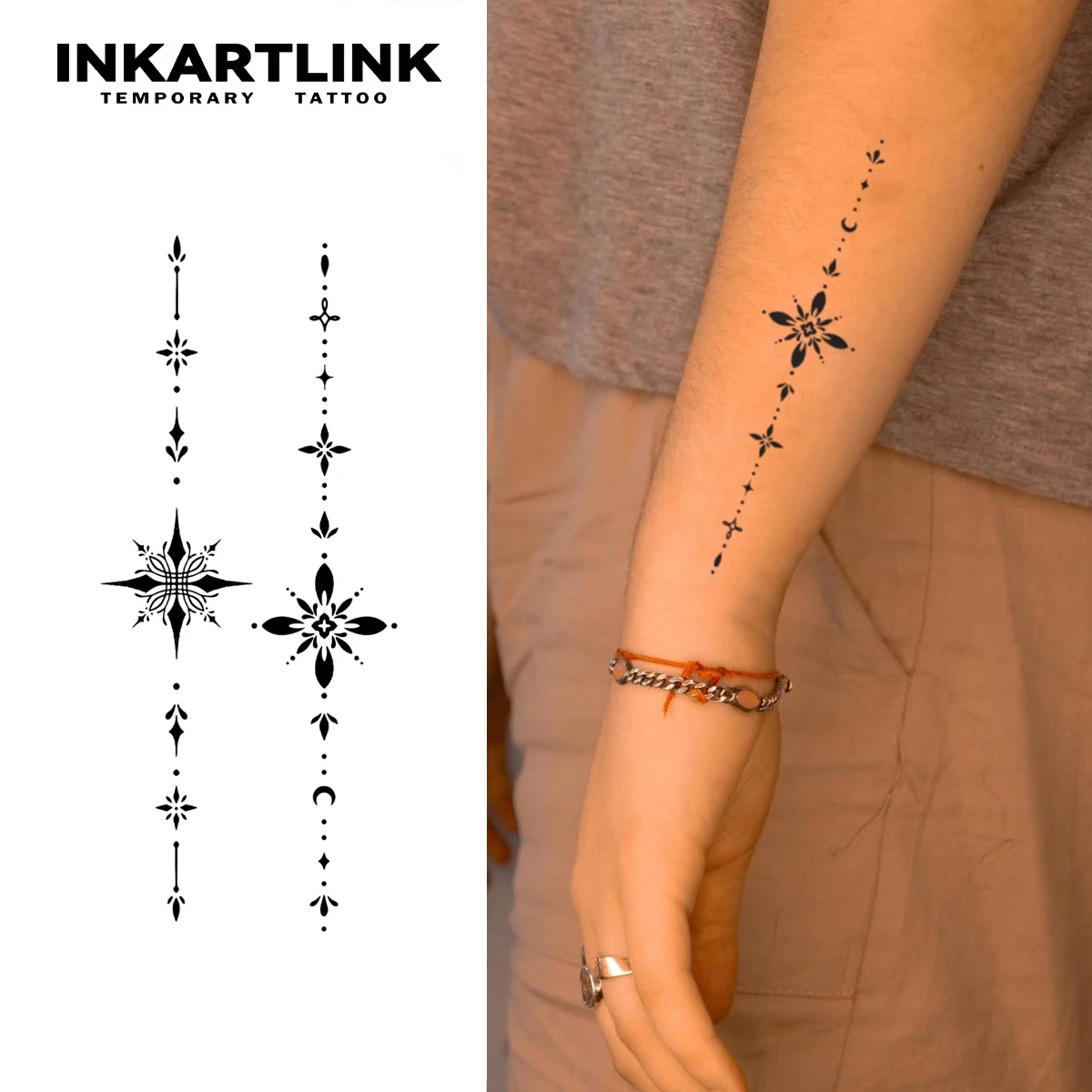 

Временная татуировка хной, легкая до 15 дней, новая технология, волшебная водонепроницаемая полуперманентная наклейка.