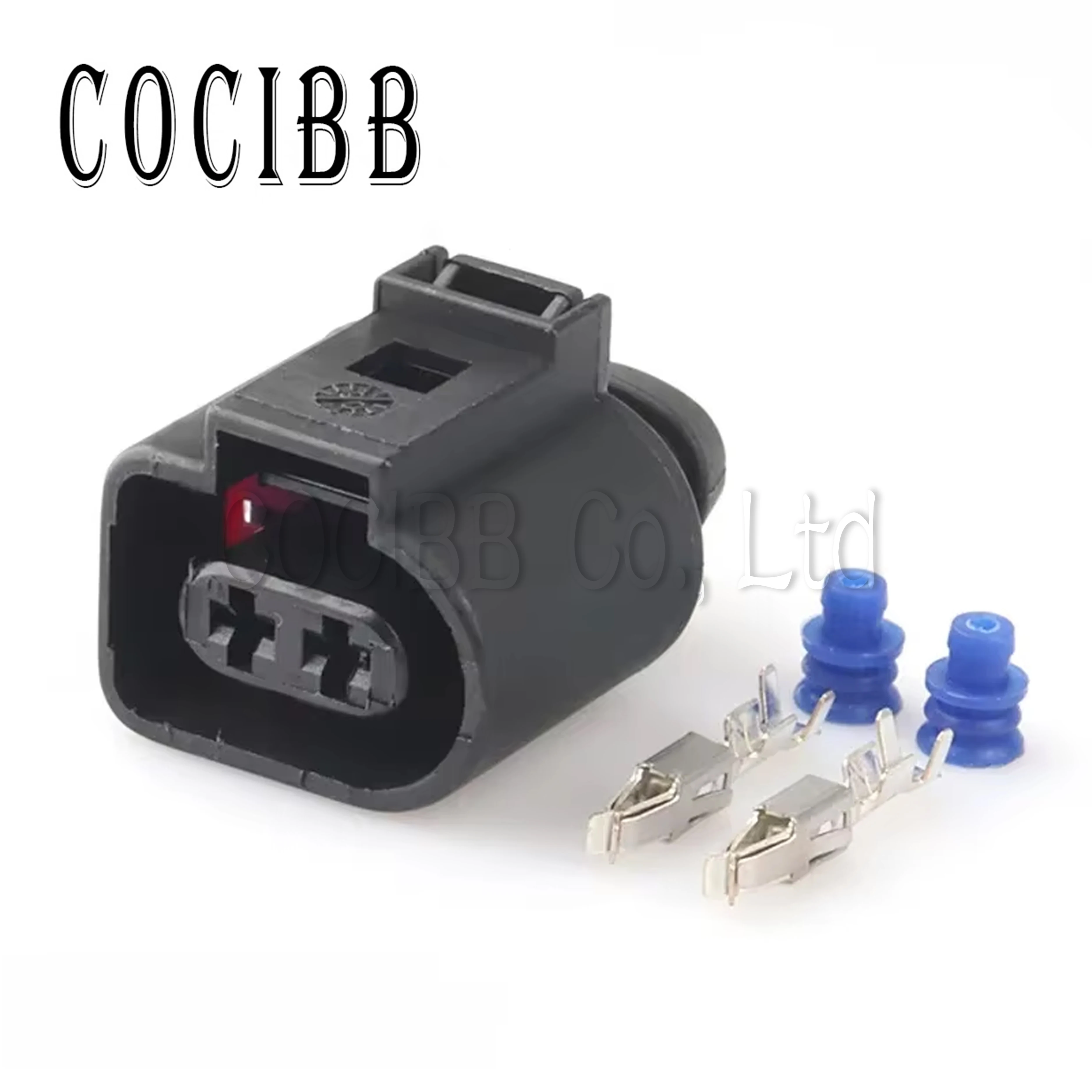 

1 Set 2 Pin 3.5mm Auto Waterproof Wiring Harness Connector Car Electrical Horn Plug for VW Audi 8d0973822 1J0973722
