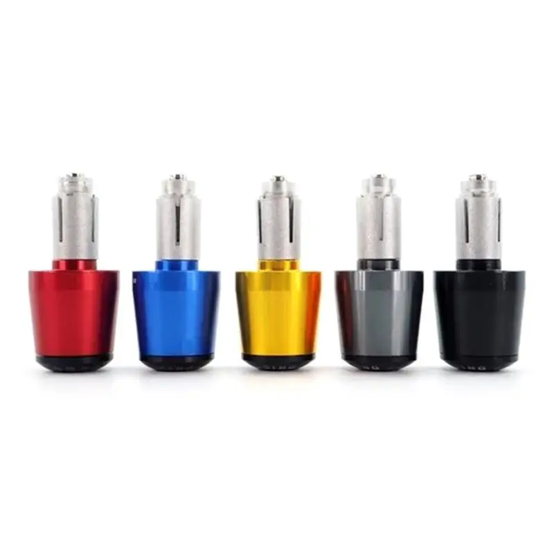 

31BC 1 Pair Aluminum Handle Bar Ends Motorcycle Handlebar Replacement Grips Plugs Motorbike Accessory Scooter Handlebar End
