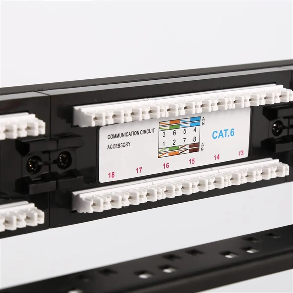 [VALUE PACK]Premium Series CAT6 24 Ports Patch Panel,Unshielded Network Patch Panel,Category 6,Passes Test,Gigabit 24 Ports view 3