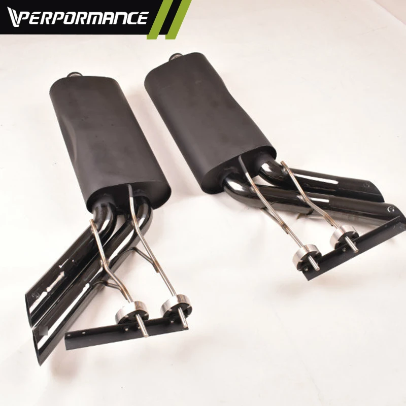 Stainless Steel W463 G Class G Wagon Muffler Tips With B Logo G63 G65 G500 G350 B STYLE Exhaust System G63 Exhaust Pipes