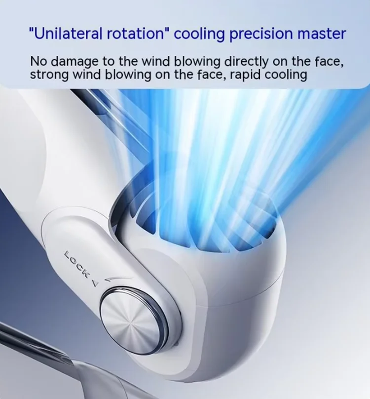 IFINE 2024, лучшая цена, портативный шейный вентилятор, перезаряжаемый безлопастной турбо-охлаждающий подвесной вентилятор, электрический источник, пластик, Новое поступление